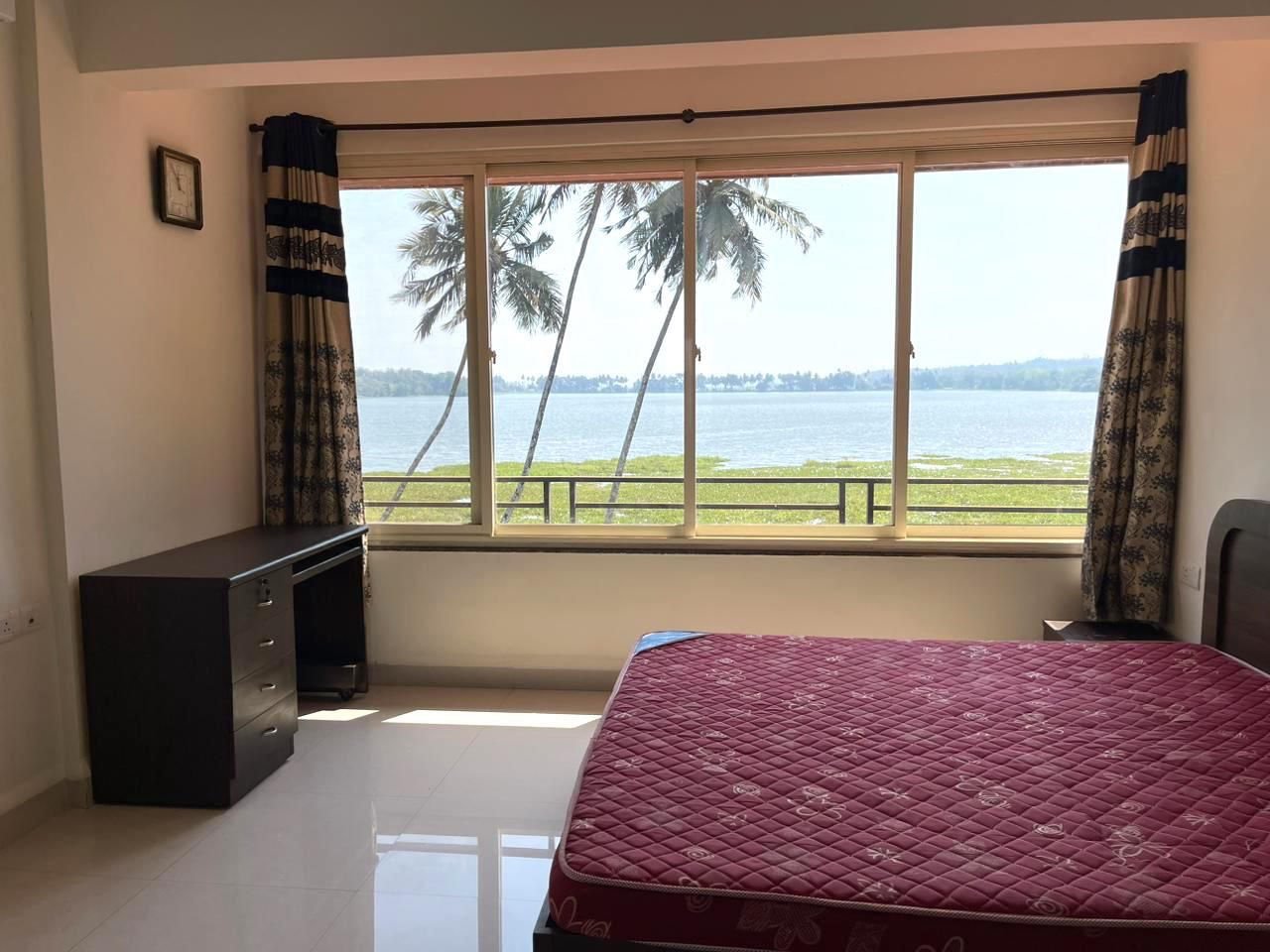 Master bedroom with balcony