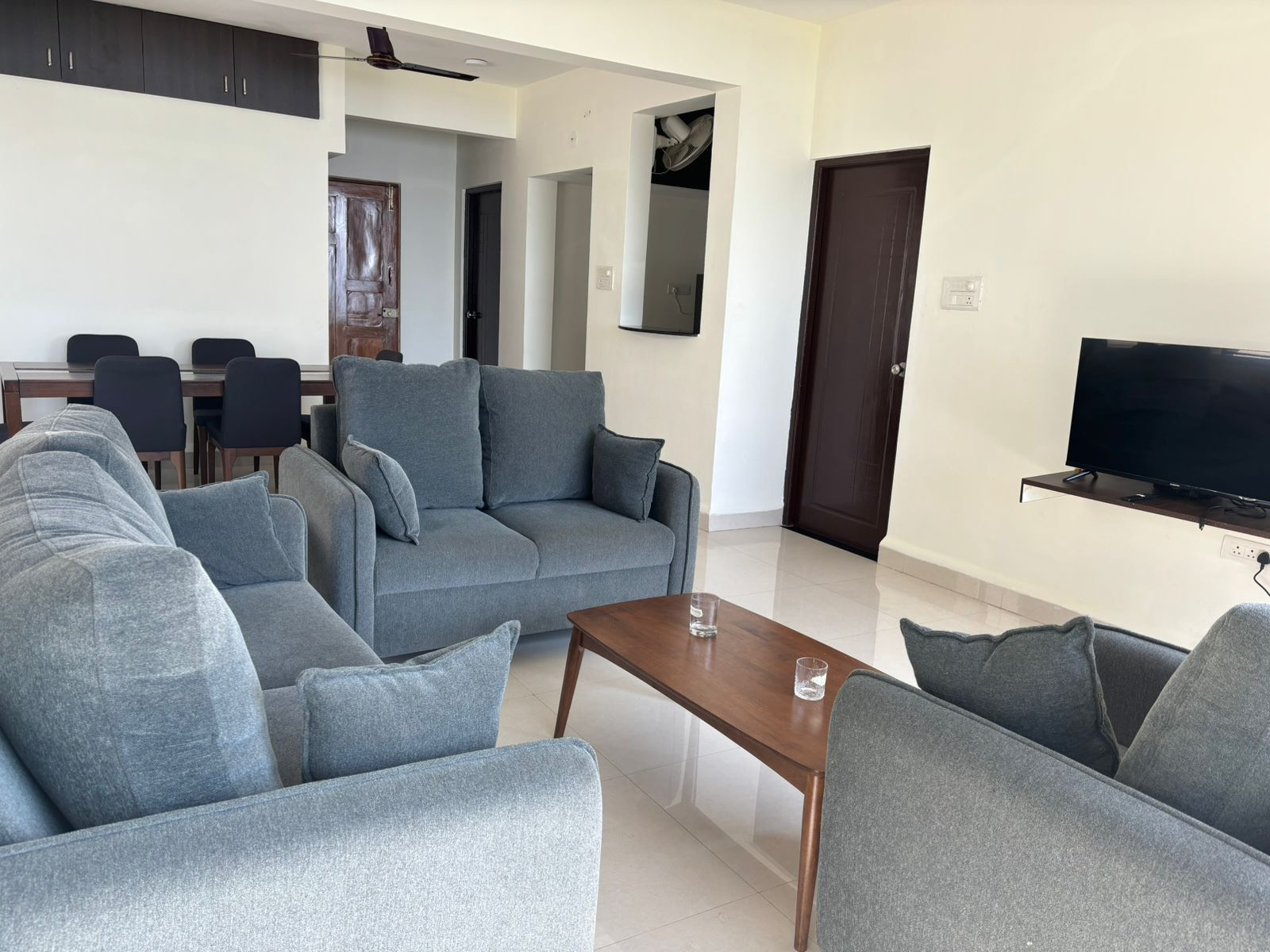 Sarovar lake-facing living and dining